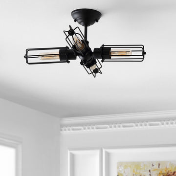 Chase 20" Metal LED Flush Mount - JONATHAN Y